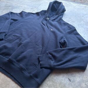 Vintage Nike Men's Black Hoodie